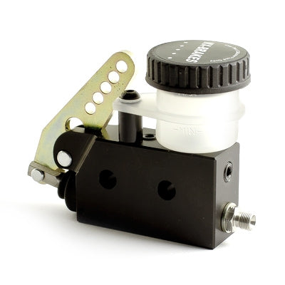 Brake cylinder self-adjustable with header tank